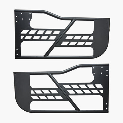 Jeep Tube Doors, 2-Door, Hunting Style Jeep Tubular Door with Heavy-Duty Hinges & OE Latch, Jeep Doors with Rubber Pads & Toughened Steel Tube, Fit for 2007-2018 Jeep Wrangler JK