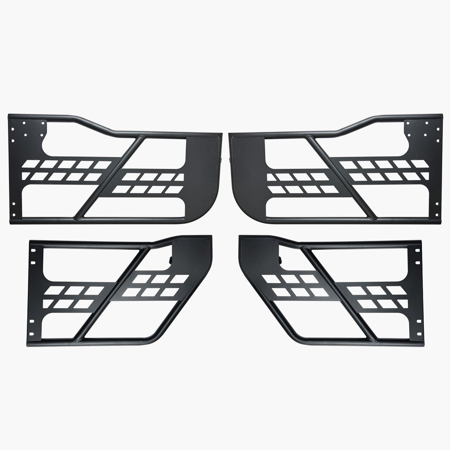 Jeep Tube Doors, 4-Door, Hunting Style Jeep Tubular Door with DOT Certified Rear View Mirrors, Jeep Doors with Rubber Pads & Toughened Steel Tube, Fit for 2007-2018 Jeep Wrangler JK