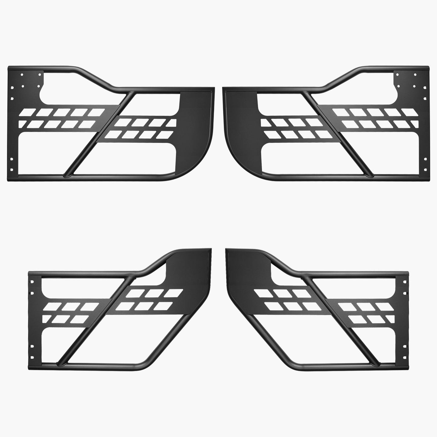 Jeep Tube Doors, 4-Door, Hunting Style Jeep Tubular Door with DOT Certified Rear View Mirrors, Jeep Doors with Rear Mirrors for 2018-2024 Jeep Wrangler JL & 2020-2024 Jeep Gladiator JT