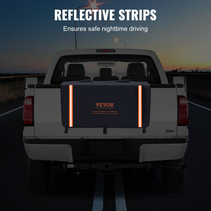 VEVOR Tailgate Bike Pad, 33" Truck Tailgate Pad Carry 2 Mountain Bikes, Tailgate