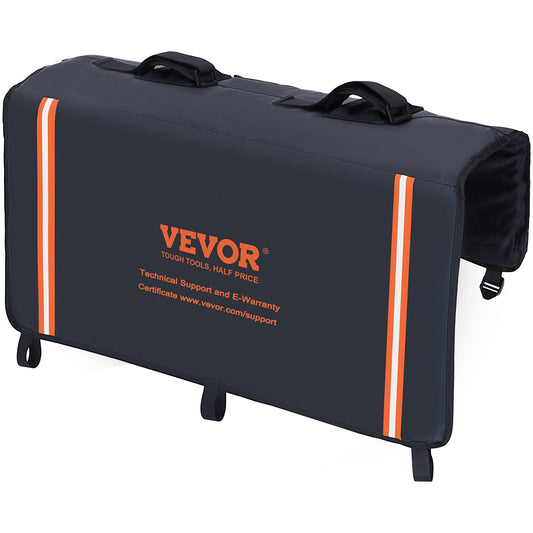 VEVOR Tailgate Bike Pad, 33" Truck Tailgate Pad Carry 2 Mountain Bikes, Tailgate