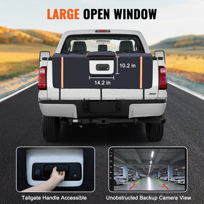 VEVOR Tailgate Bike Pad, 62" Truck Tailgate Pad Carry 6 Mountain Bikes, Upgraded