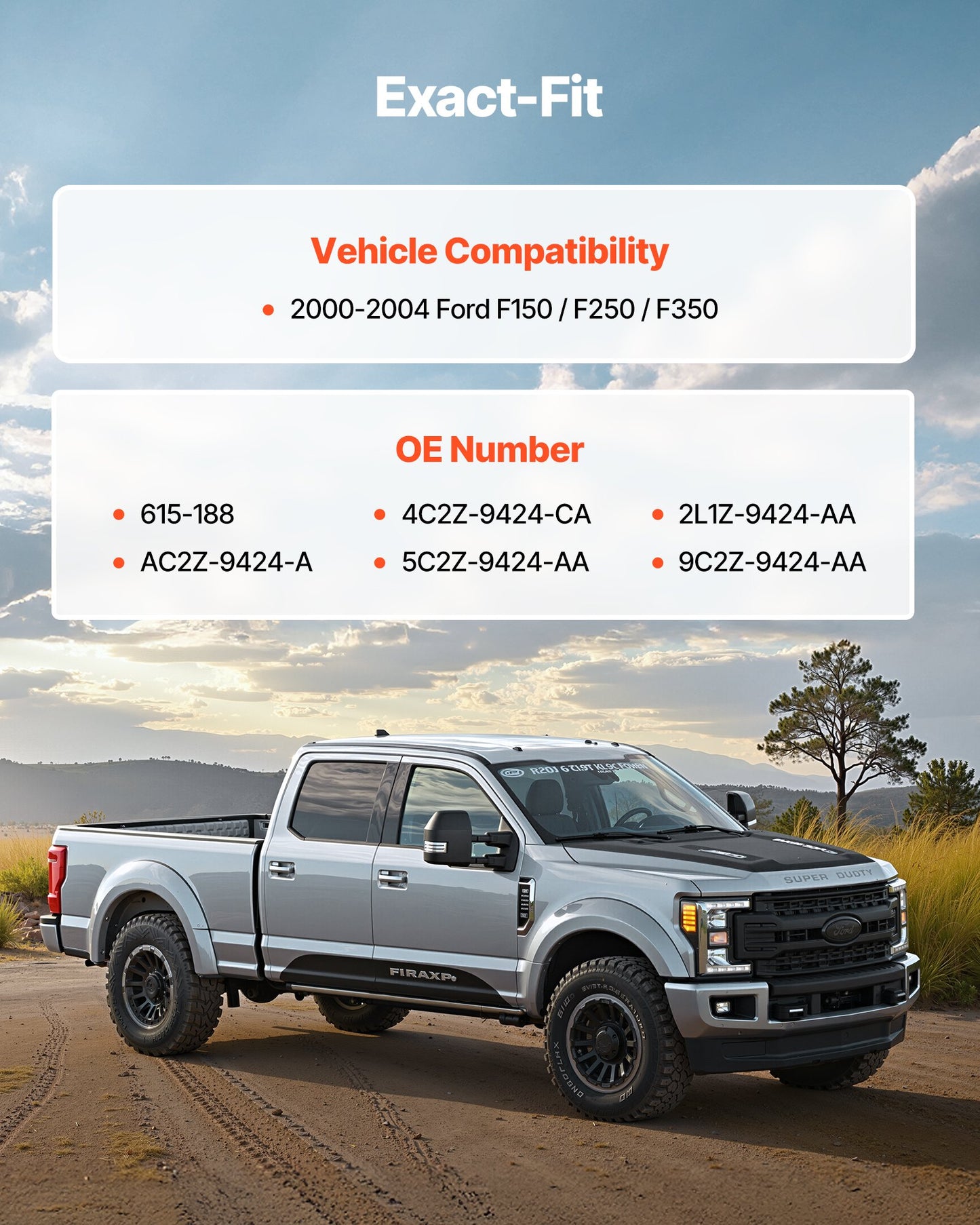 Intake Manifold, with Gasket, Engine Intake Manifold Assembly Compatible with 2000-2004 Ford F150/F250/F350, Replace 615-188, AC2Z-9424-A, 2L1Z-9424-AA, 4C2Z-9424-CA, 5C2Z-9424-AA, 9C2Z-9424-AA