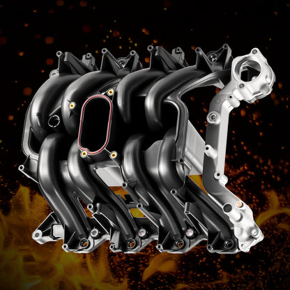 Intake Manifold, with Gasket, Engine Intake Manifold Assembly Compatible with 2000-2004 Ford F150/F250/F350, Replace 615-188, AC2Z-9424-A, 2L1Z-9424-AA, 4C2Z-9424-CA, 5C2Z-9424-AA, 9C2Z-9424-AA