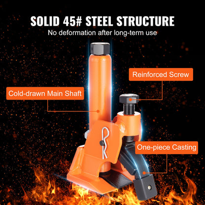 VEVOR Manual Tire Bead Breaker, 96.5-106.7 mm Tires Changer Tool with Rubber Pad,