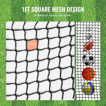 10x10m Multi-Sport Practice Net for Golf, Baseball, Hockey, and Soccer