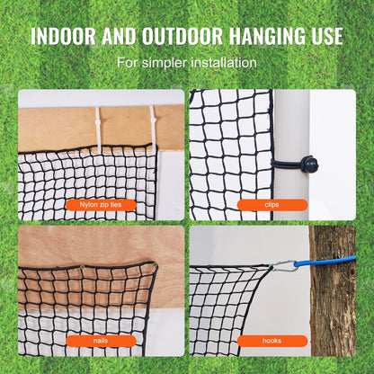 10x10m Multi-Sport Practice Net for Golf, Baseball, Hockey, and Soccer