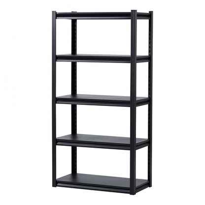 VEVOR Storage Shelves 16" D x 32" W x 63" H 5-tier Garage Storage Shelving，406 x 813 x 1600 mm