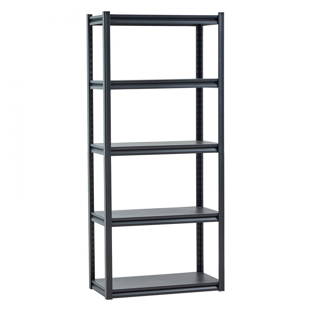 VEVOR Storage Shelves 16" D x 32" W x 72" H 5-tier Garage Storage Shelving，406 x 813 x 1829 mm