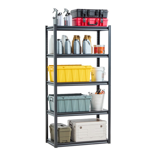 VEVOR Storage Shelves 18" D x 36" W x 72" H 5-tier Garage Storage Shelving,457 x 914 x 1829mm