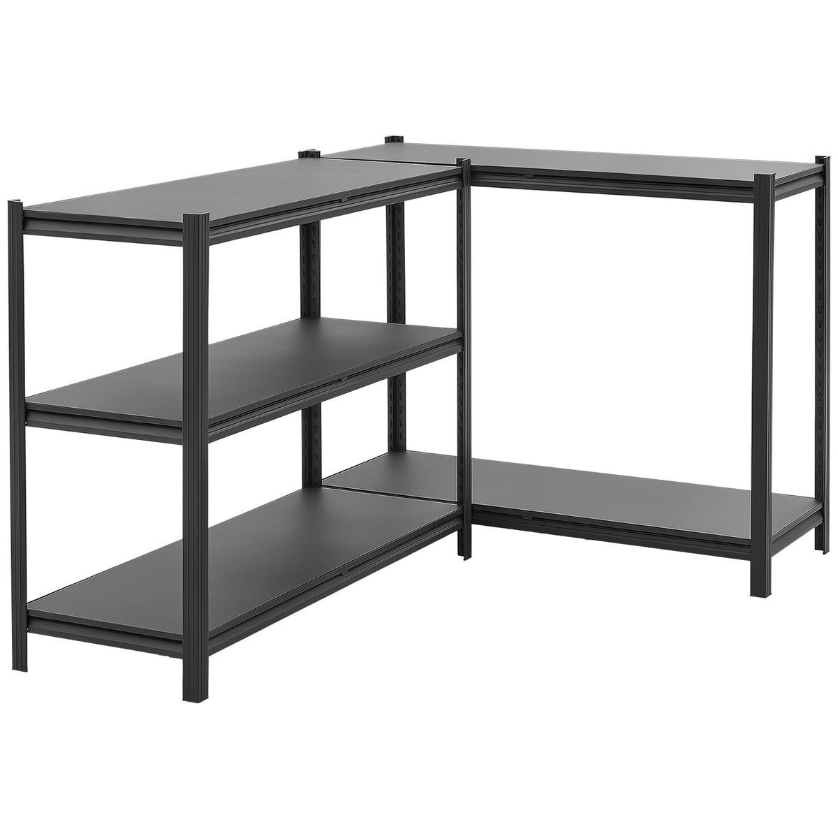 Storage Shelves, 5-Tier Adjustable, 1360.8kg Capacity, Heavy Duty Garage Storage Shelving Unit, Metal Utility Rack Shelf, for Garage Workshop Warehouse Basement, 1230 mm W x 465 mm D x 1962 mm H