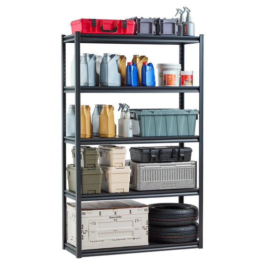 VEVOR Storage Shelves 18" D x 48" W x 78" H 5-tier Garage Storage Shelving,457 x 1219 x 1981 mm
