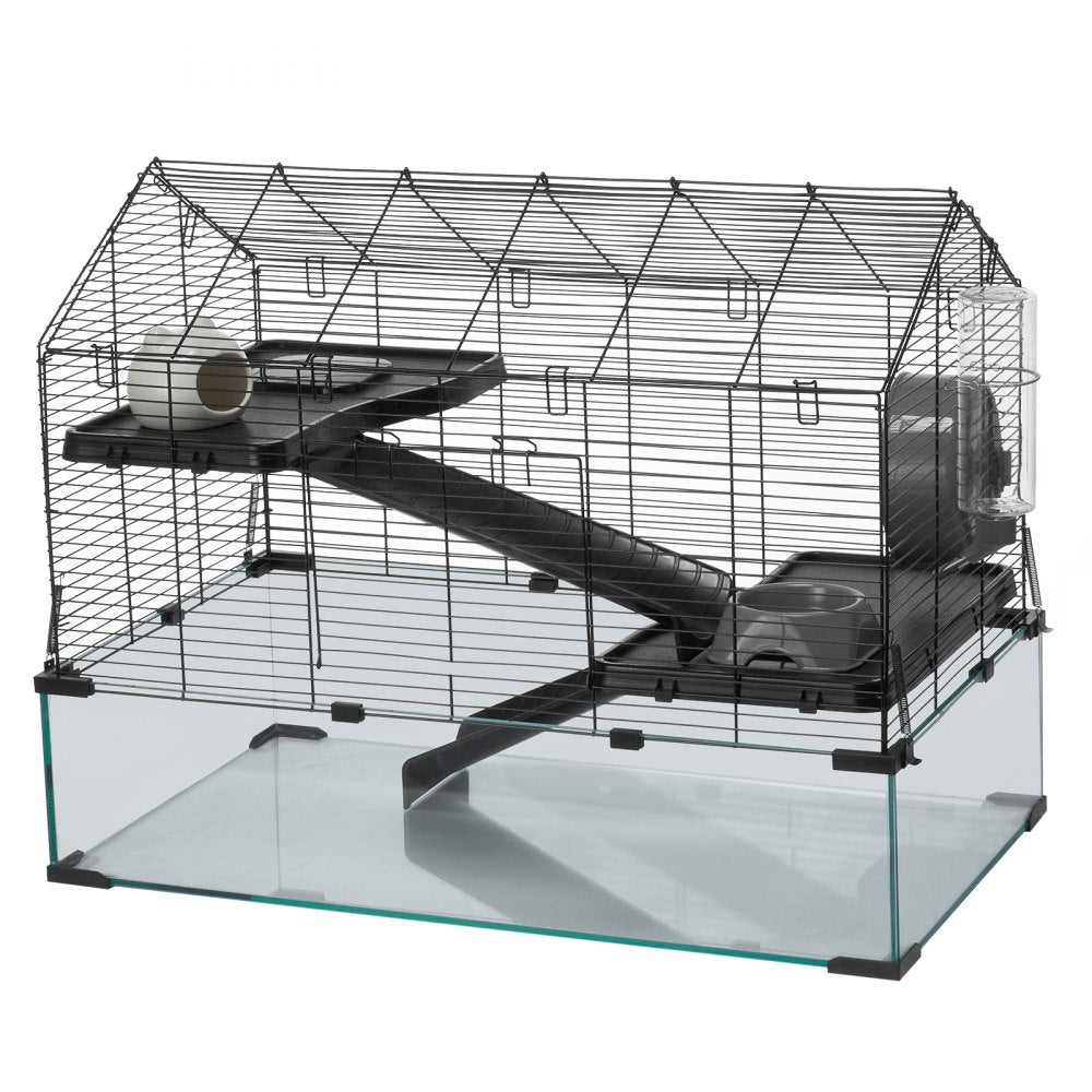 VEVOR Wire Hamster Cage Habitat 29.5in Rodent Gerbil Small Animal House