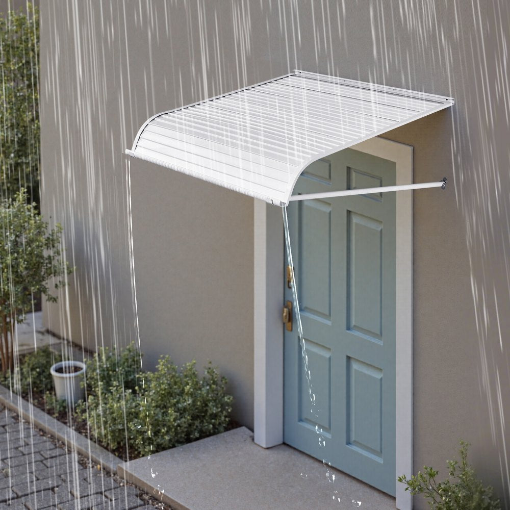 VEVOR Window Awning Door Canopy 40x42 in Aluminum Alloy Front Door Awnings