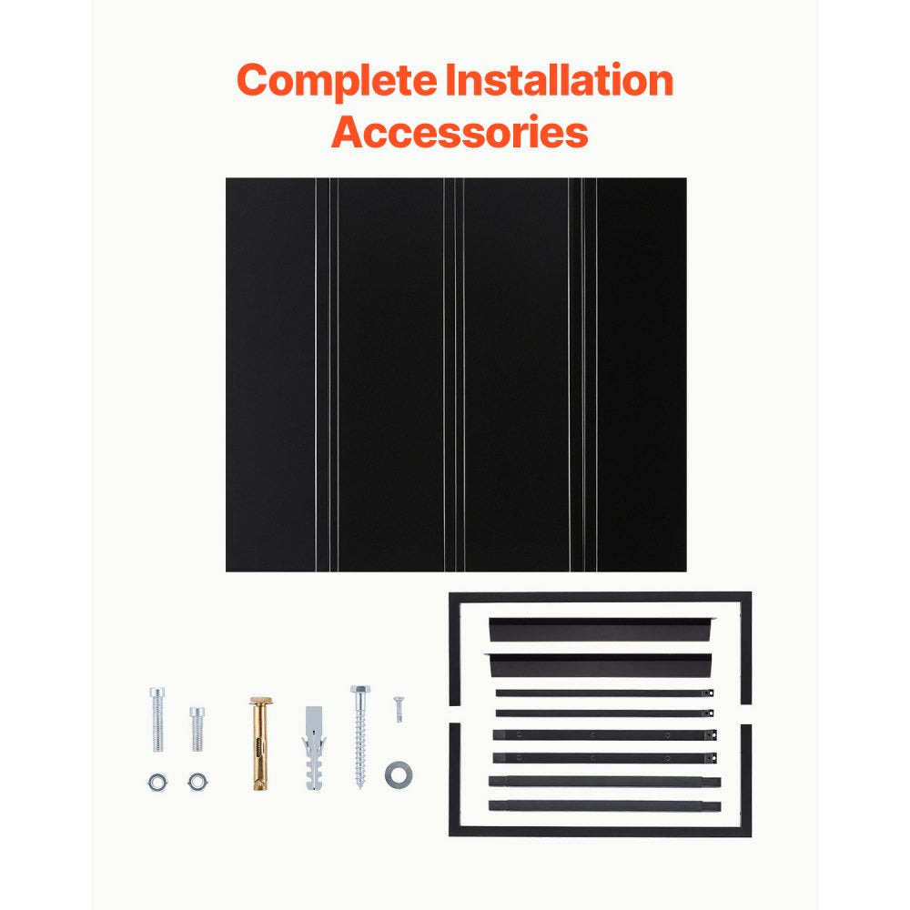 VEVOR Window Awning Door Canopy 44x24 in Outdoor Patio Steel Front Door Awnings
