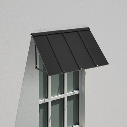 VEVOR Window Awning Door Canopy 44x24 in Outdoor Patio Steel Front Door Awnings