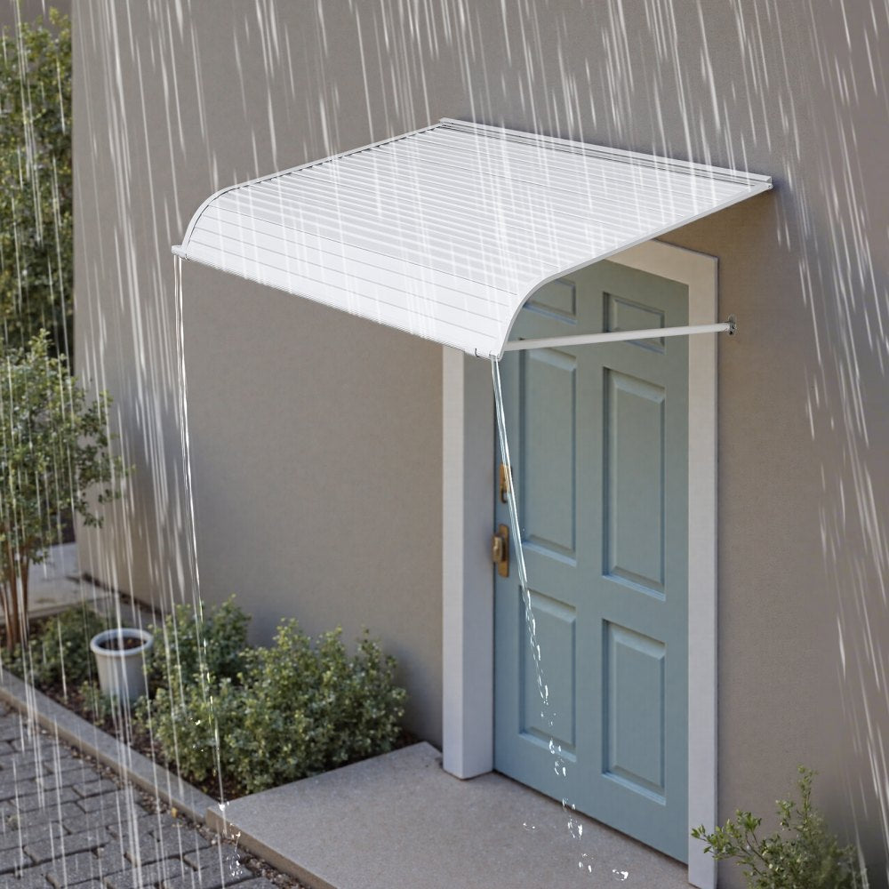 VEVOR Window Awning Door Canopy 48x42 in Aluminum Alloy Front Door Awnings