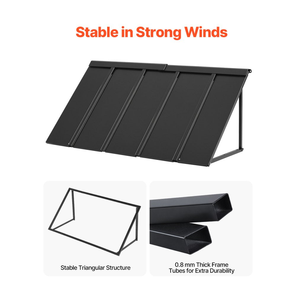 VEVOR Window Awning Door Canopy 56x24 in Outdoor Patio Steel Front Door Awnings