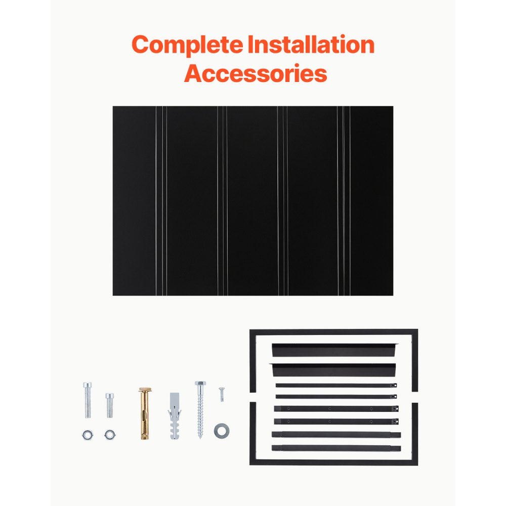 VEVOR Window Awning Door Canopy 56x24 in Outdoor Patio Steel Front Door Awnings