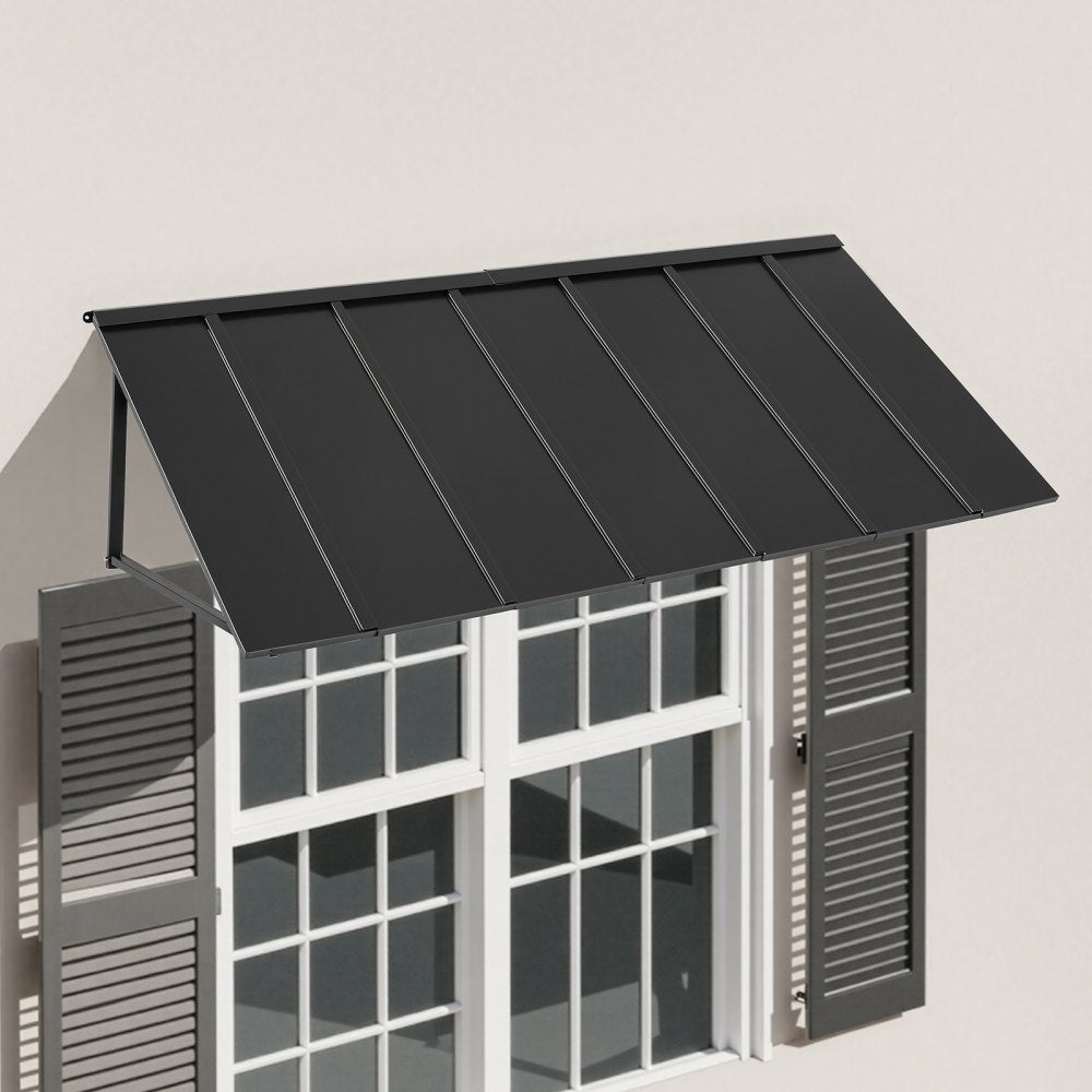 VEVOR Window Awning Door Canopy 80x36 in Outdoor Patio Steel Front Door Awnings