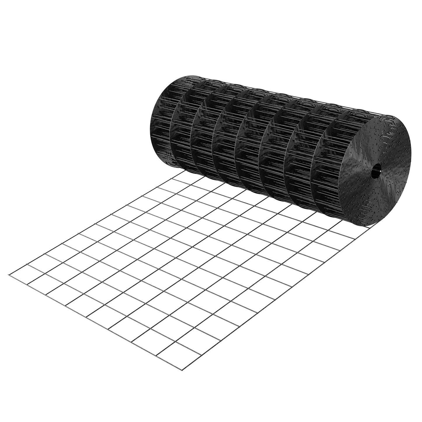 Hardware Cloth 61cm x 7.62m, 2 x 3 in Mesh 16 Gauge Galvanized Wire Mesh Roll, Weather-Resistant Vinyl Coated Chicken Wire Fencing, Heavy Duty Welded Garden Plant Fencing for Rabbit Cage Snake