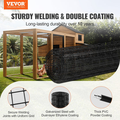 Galvanized Wire Mesh Roll, 0.9m x 15.2m, 16 Gauge for Animal Enclosures
