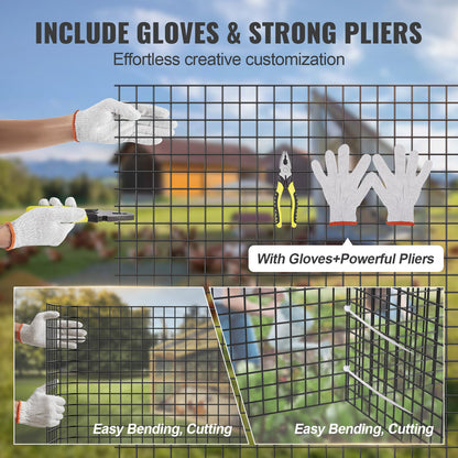 Hardware Cloth, 1.2 x 30.48m Galvanized Wire Mesh Roll, 19 Gauge Chicken Wire Fence Roll, Vinyl Coating Metal Wire Mesh for Chicken Coop Barrier, Rabbit Snake Fences, Poultry Enclosures