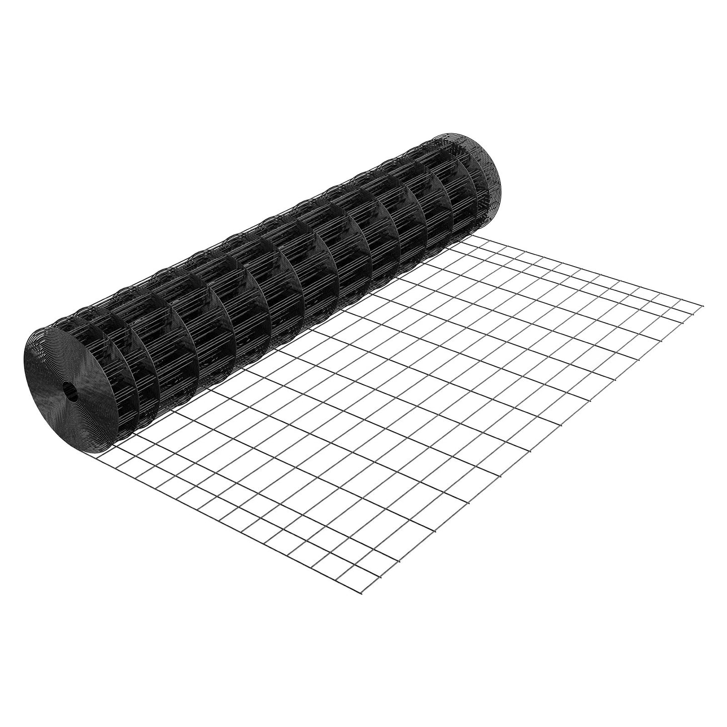 Farm Fence,  122cm x 15.2m, 2 x 4 in Mesh 14 Gauge Galvanized Steel Wire Fencing for Cattle, Hog & Sheep , Heavy Duty Vinyl Coated Livestock Fence for Animal Enclosures, Cage Wire, Garden Fences