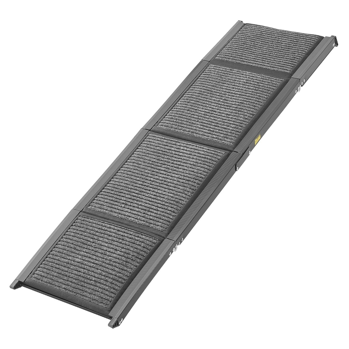 Dog Ramp for Cars, 1800 × 432 mm, Folding Pet Ramps for Medium & Large Dogs up to 113 kg, Pet Stair Ramp with Non-Slip Felt Rug Surface, Portable Outdoor Dog Car Ramps for SUV & Truck