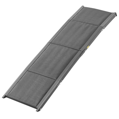 Dog Ramp for Cars, 1800 × 508 mm, Folding Pet Ramps for Medium & Large Dogs up to 113 kg, Pet Stair Ramp with Non-Slip Oxford Fabric Surface, Portable Outdoor Dog Car Ramps for SUV & Truck