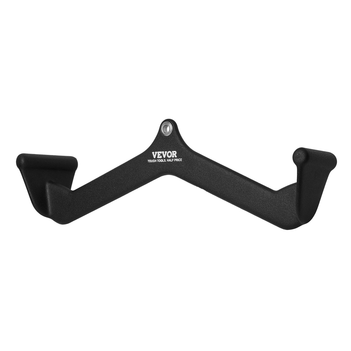 LAT Pulldown Attachment, Cable Machine Rowing V-bar Attachment, Tricep Pull Down Bar, Back Strength Training Rubber Coated Handle Grip, Bicep Curl Tricep Lat Pulldown Bar for Home Gym Fitness