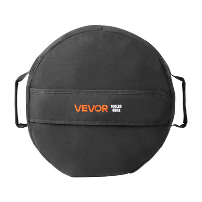Workout Sandbag, Heavy Duty Workout Power Bags with Handles, 45 kg Slam Bag for Fitness Strength Weight Training Cross-Training, Home Gym Exercise, Black (Unfilled)