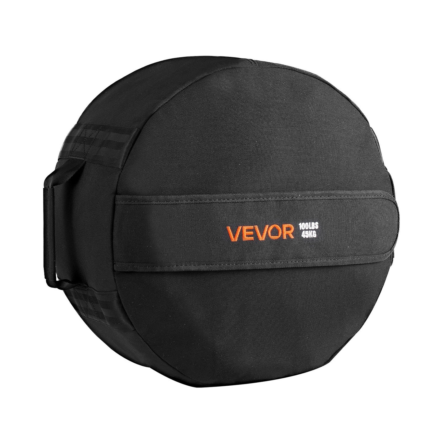 Workout Sandbag, Heavy Duty Workout Power Bags with Handles, 45 kg Slam Bag for Fitness Strength Weight Training Cross-Training, Home Gym Exercise, Black (Unfilled)