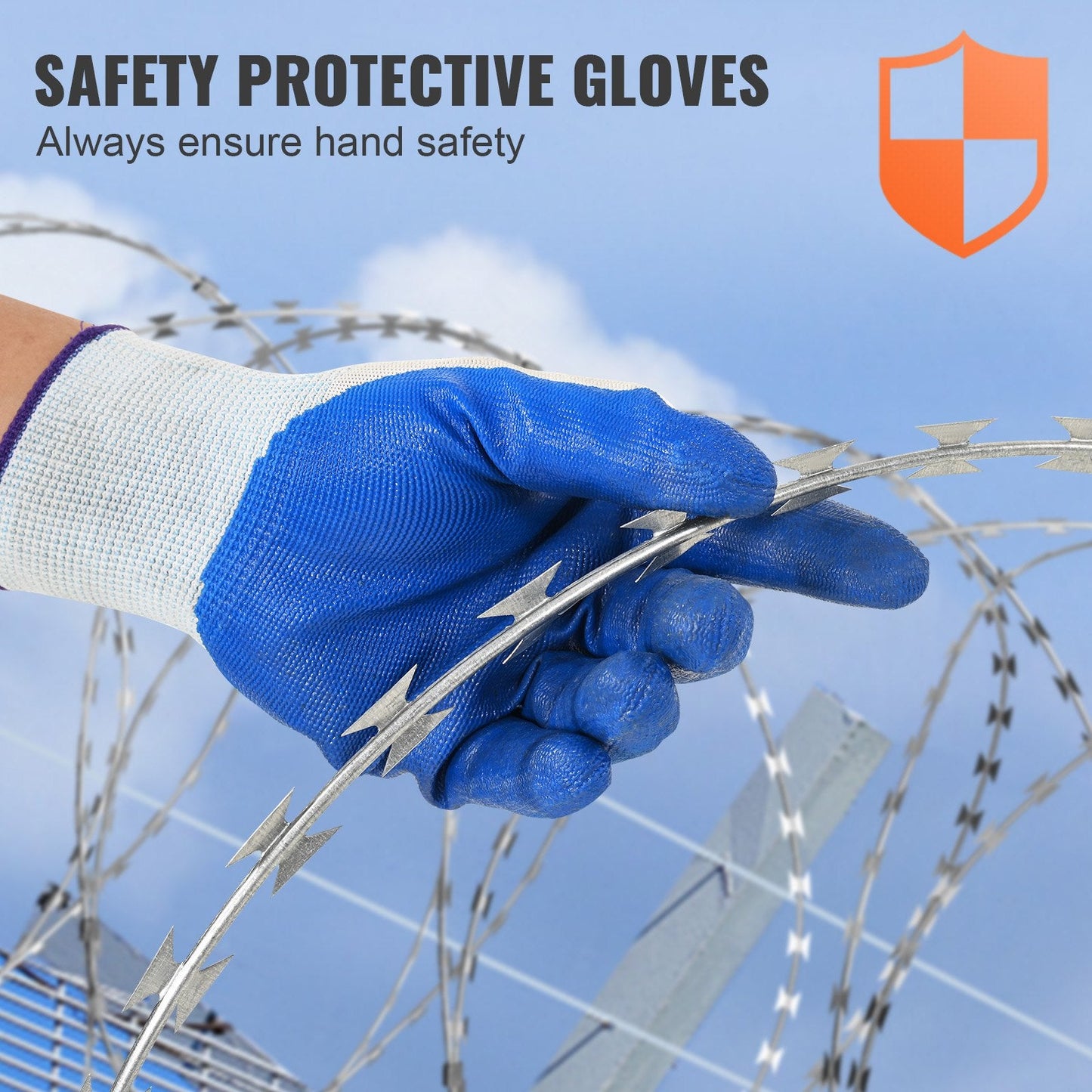 Galvanized Double Spiral Razor Wire, 30m Total, Ultimate Security Fencing