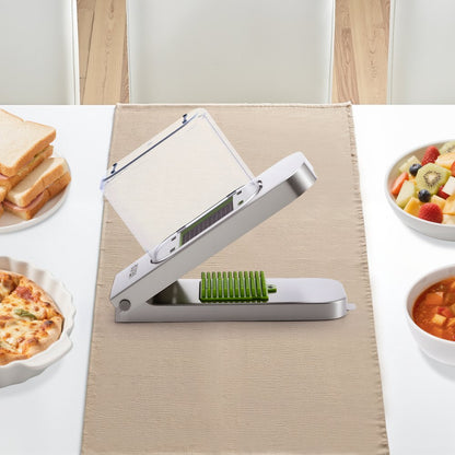 Vegetable Chopper Food Veggie Cutter 3 Blades Onion Slicer with Container