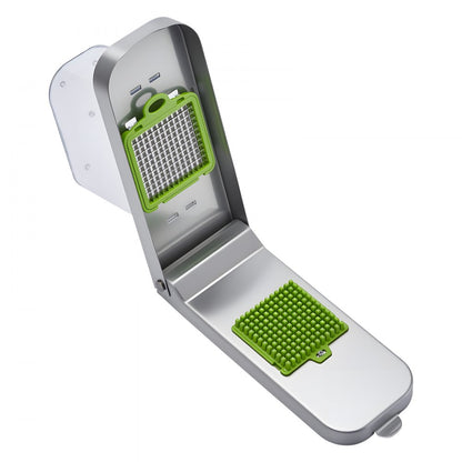 Vegetable Chopper Food Veggie Cutter 3 Blades Onion Slicer with Container