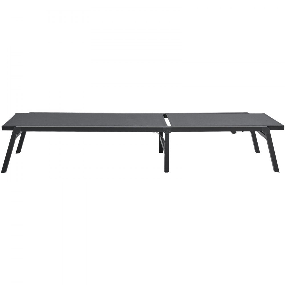 VEVOR Chaise Lounge Chair Outdoor Patio Lounge Chair with Adjustable 5-Position