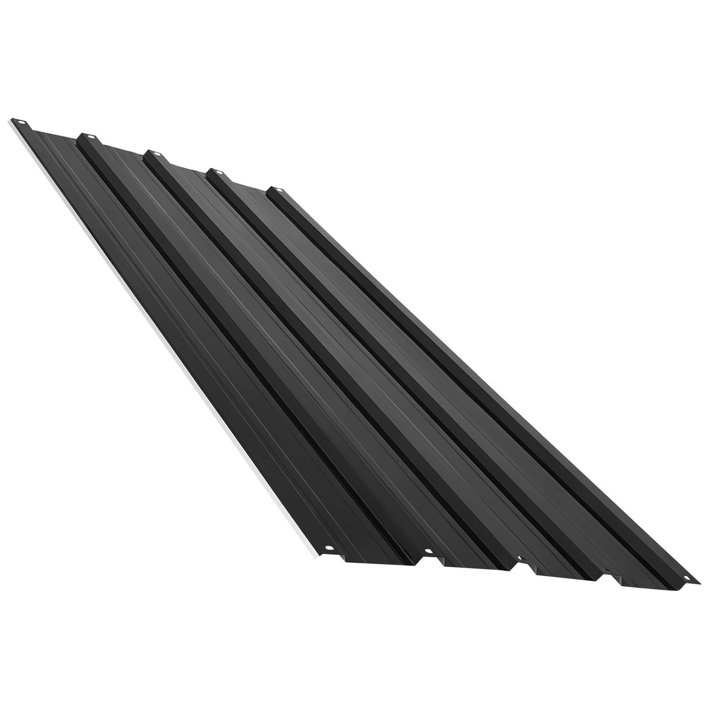 Metal Roof Panels, 20Pcs 9.2 sq.m Galvanized Steel Roofing Panels, High Impact Corrugated Tin Gazebo Top with Screws, Gloves, Heavy Duty for Gazebos, Chicken Coop Sheds Stables Patio, Black