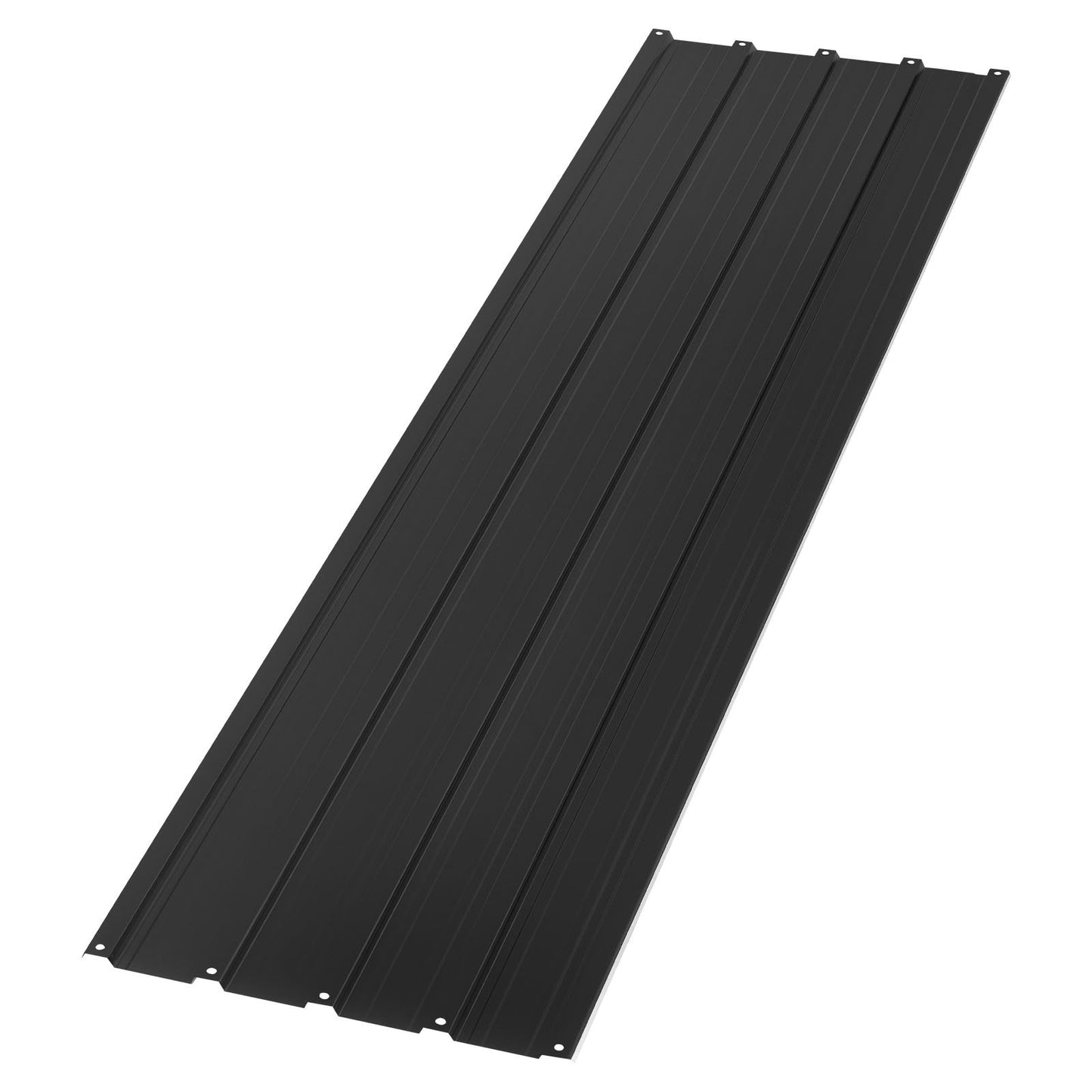 Metal Roof Panels, 25Pcs 16.35 sq.m Galvanized Steel Roofing Panels, High Impact Corrugated Tin Gazebo Top with Screws, Gloves, Heavy Duty for Gazebos, Chicken Coop Sheds Stables Patio, Black