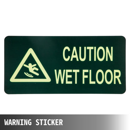 VEVOR 10 Pack Floor Safety Cone, 67 cm Yellow Caution Wet Floor Sign, 4 Sided Floor