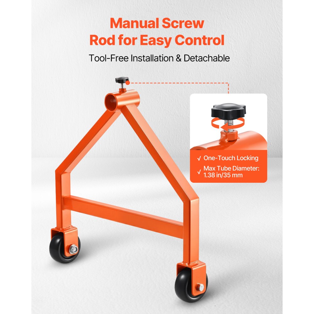 Wire Spool Rack for Up to 29.9 in Diameter Spools Cable Caddy with Wheels