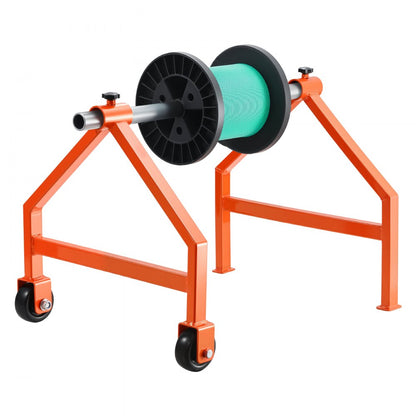 Wire Spool Rack for Up to 29.9 in Diameter Spools Cable Caddy with Wheels