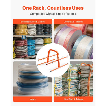 Hand Caddy Wire Dispenser for Up to 8 Spools Electrical Industrial Retail