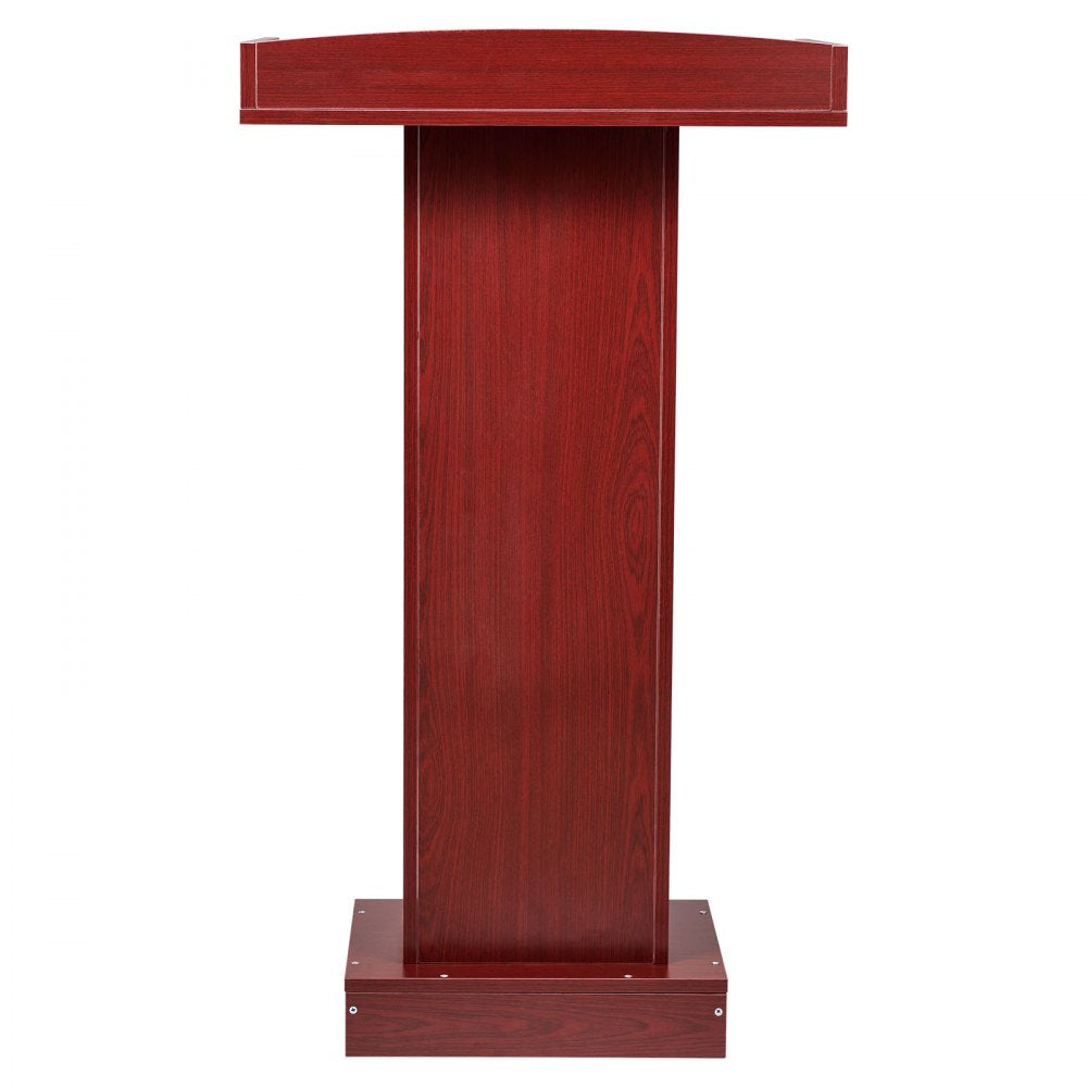 Podium Stand 1040 mm Wooden Lectern with Storage Shelf Classroom Church