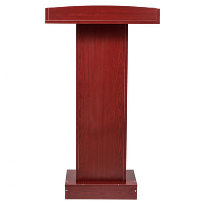 Podium Stand 1040 mm Wooden Lectern with Storage Shelf Classroom Church