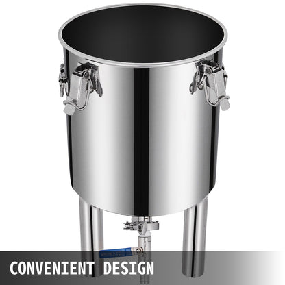 VEVOR 7 Gallon Home Brewing Chronical Fermenter Stainless Steel Brew Bucket Fermenter