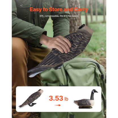 VEVOR Canada Goose Decoy Outdoor Goose Floater with Ultra Realistic Paint 6-Pack