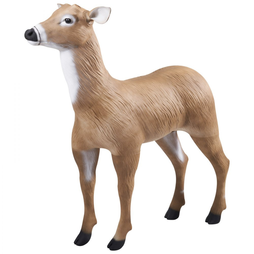 VEVOR Deer Decoy Outdoor Realistic Doe Decoys for Hunting Foldable Legs 1-Pack