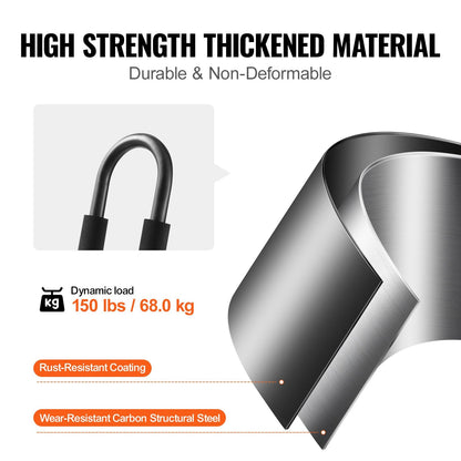 Dual J-Bar Kayak Roof Rack for Cars & SUVs, Holds 2 Kayaks, Rust-Resistant Alloy