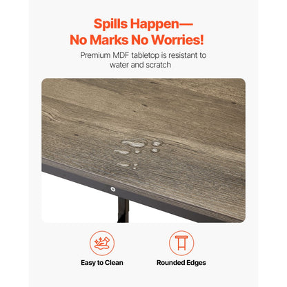 24 in Bar Table Height Pub Table Cocktail Coffee Counter Kitchen Dining